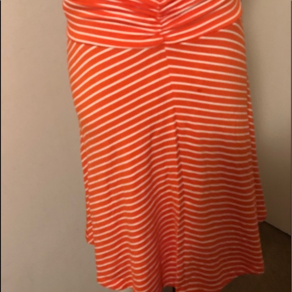 💕Orange 🍊 White Striped Skirt - Picture 6 of 8